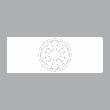 Rgb Gpu Backplate | Galactic Empire | ColdZero