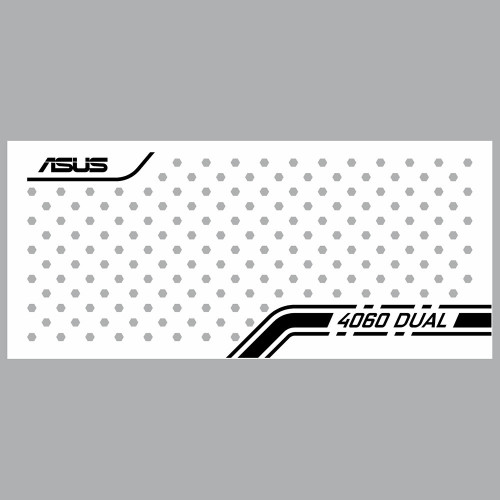 Asus 4060 Dual White | Backplate (L2) | ColdZero