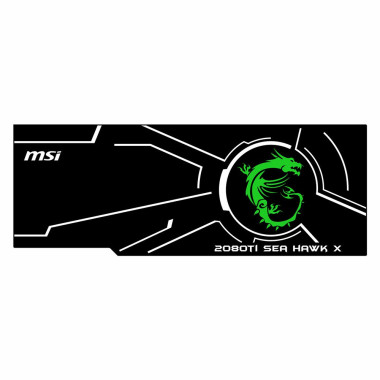 Msi 2080 Ti Sea Hawk X | Backplate (Green) | ColdZero