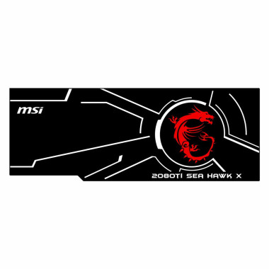 Msi 2080 Ti Sea Hawk X | Backplate (Red) | ColdZero