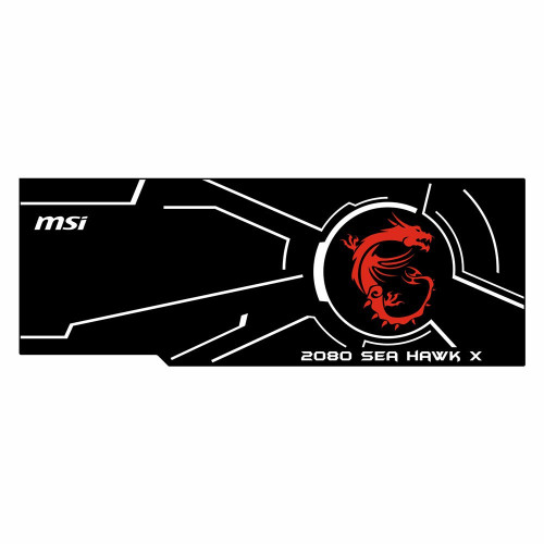 Msi 2080 Sea Hawk X | Backplate (Red) | ColdZero