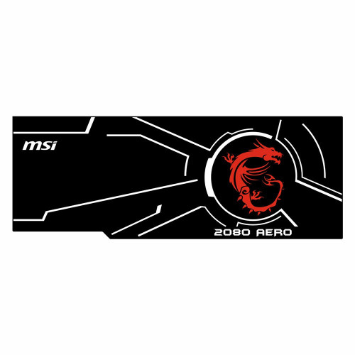 Msi 2080 Aero | Backplate (Red) | ColdZero