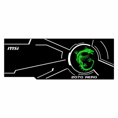 Msi 2070 Aero | Backplate (Green) | ColdZero