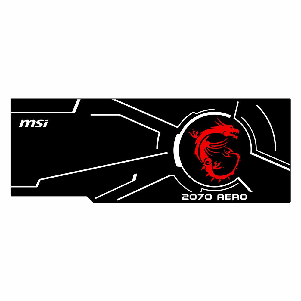 Msi 2070 Aero | Backplate (Red) | ColdZero