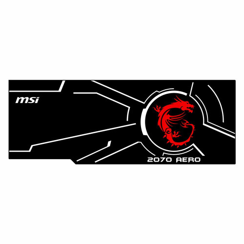 Msi 2070 Aero | Backplate (Red) | ColdZero