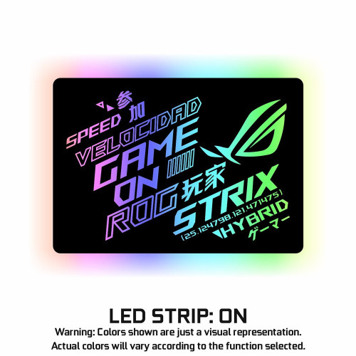 RGB SSD Cover | Rog Cybertext v1 | ColdZero