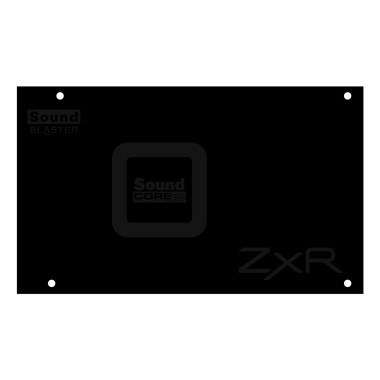 Sound Blaster ZxR Backplate (Stealth) Main Card ONLY