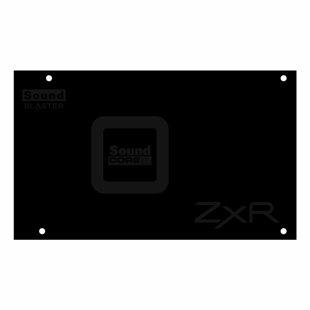 Sound Blaster ZxR Backplate (Stealth) Main Card ONLY