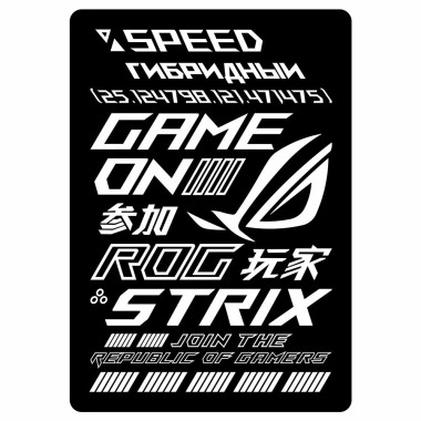 Hdd Cover | Rog Cybertext v2 | ColdZero