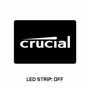 RGB HDD Cover | Crucial | ColdZero