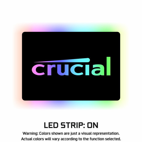 RGB HDD Cover | Crucial | ColdZero