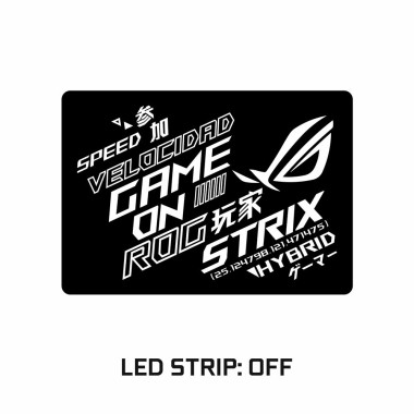 RGB HDD Cover | Rog Cybertext v1 | ColdZero RGB HDD Cover | Rog Cybertext v1 | ColdZero