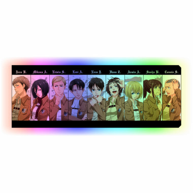 Rgb Gpu Backplate | Attack on Titan v3 | ColdZero