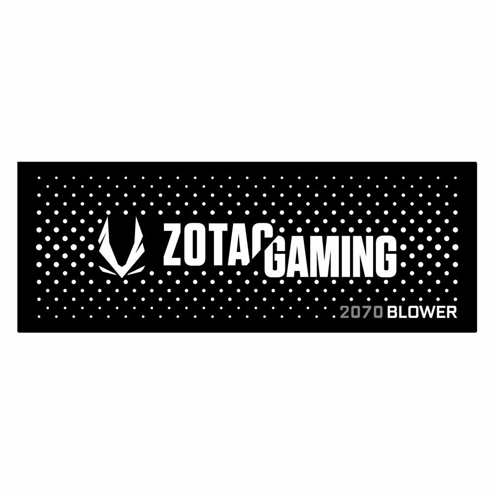 Zotac 2070 Blower | Gpu Backplate (Layout 3) | ColdZero
