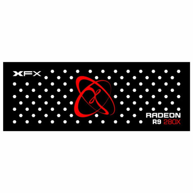 Xfx R9 280X Black DD | Gpu Backplate (Layout 2) | ColdZero