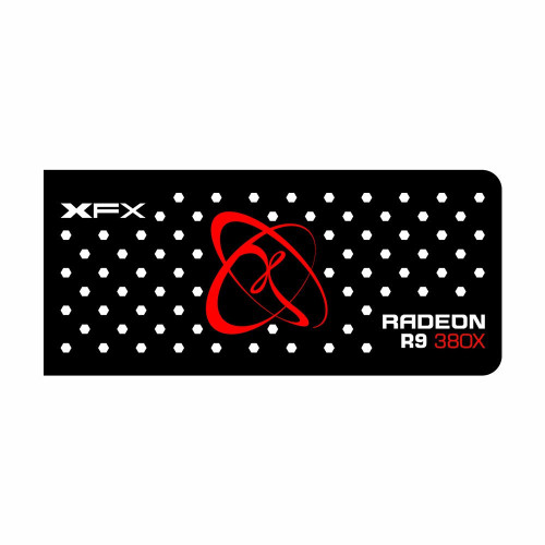 XFX R9 380X DD | Gpu Backplate  (Layout 2) | ColdZero