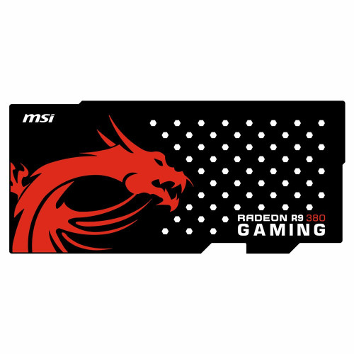Msi R9 380 Gaming Gpu Backplate | ColdZero