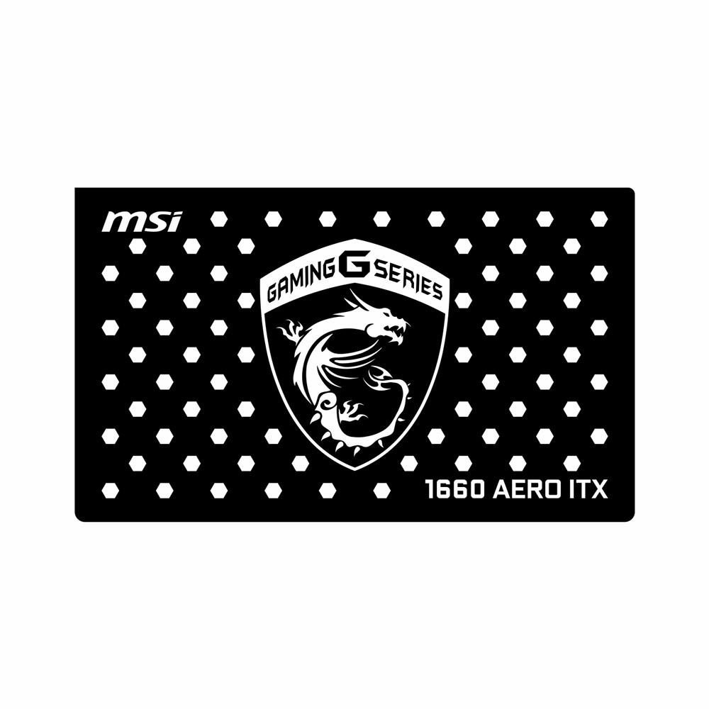 Msi 1660 Aero ITX | Backplate (L2) | ColdZero