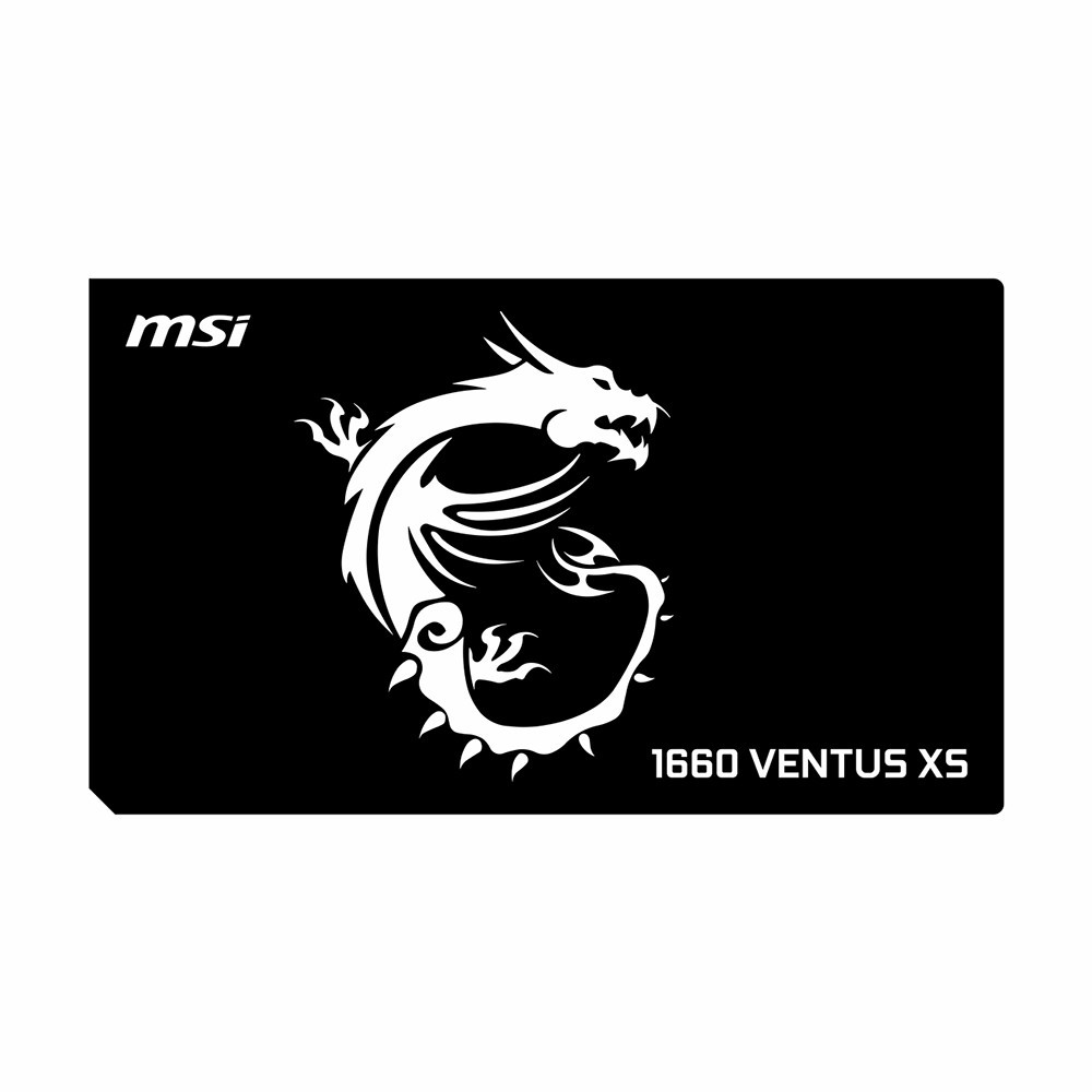 Msi 1660 Ventus XS | Gpu Backplate | ColdZero