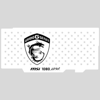 Msi 1080 Armor | Backplate (L2) White | ColdZero