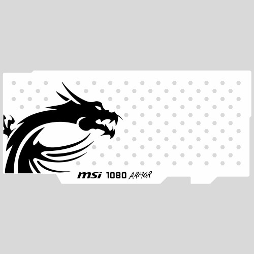 Msi 1080 Armor | Backplate (L3) White | ColdZero