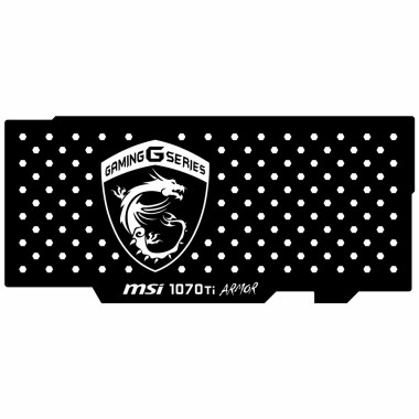 Msi  1070 Ti Armor | Backplate (L2) Black | ColdZero