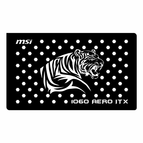Msi 1060 Aero ITX | Backplate (L1) Black | ColdZero