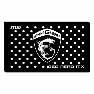 Msi 1060 Aero ITX | Backplate (L2) Black | ColdZero