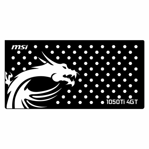 Msi 1050 Ti 4GT | Backplate (L1) | ColdZero
