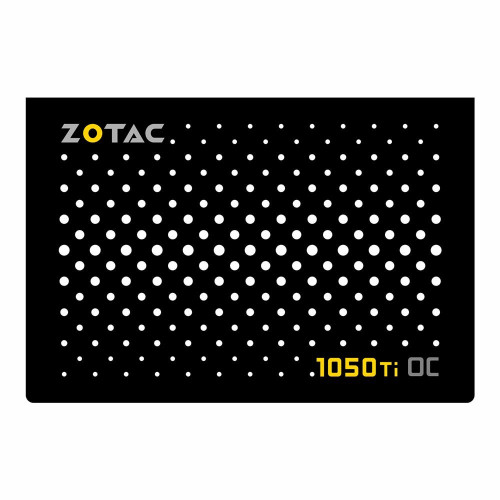 Zotac 1050 Ti OC & Mini | Gpu Backplate | ColdZero