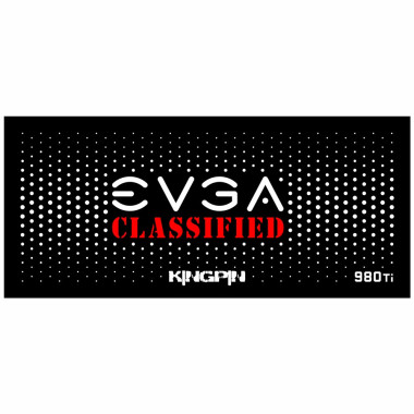 EVGA 980 Ti Classified Kingpin | Backplate (L1) | ColdZero