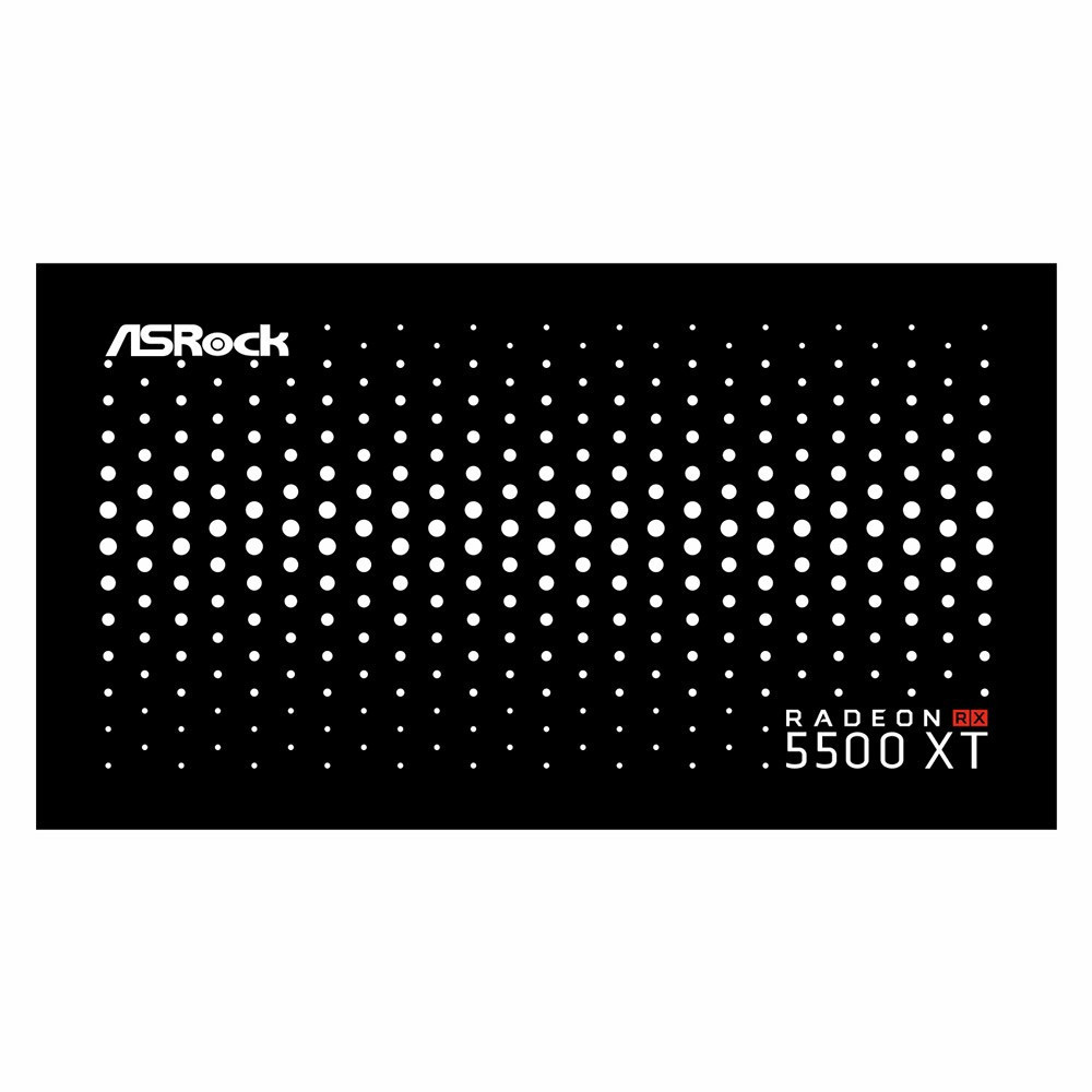 Asrock Rx5500XT Challenger ITX | Gpu Backplate  (L2) | ColdZero
