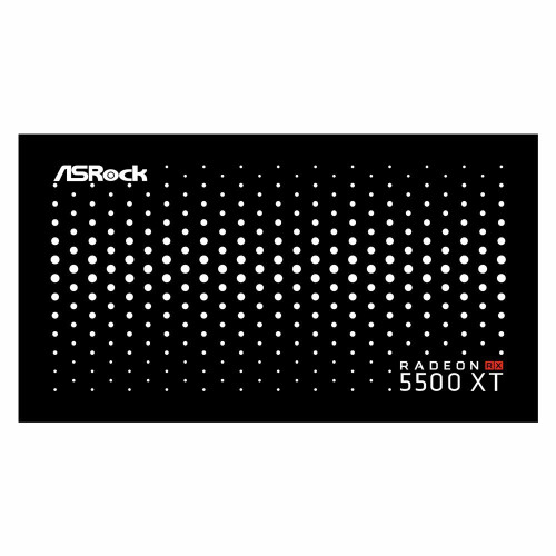 Asrock Rx5500XT Challenger ITX | Gpu Backplate  (L2) | ColdZero