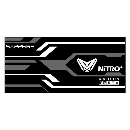 Sapphire Rx 570 Nitro+ | Gpu Backplate (Layout 2) | ColdZero