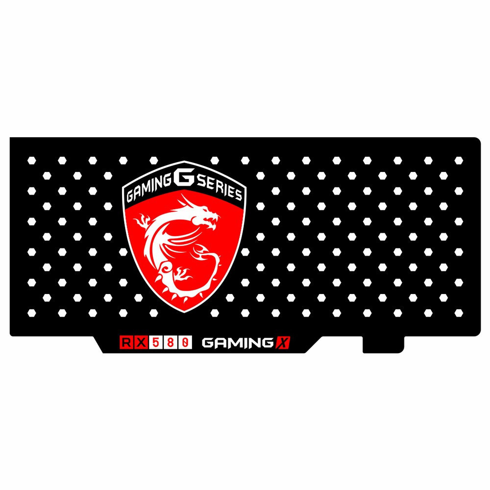 Msi Rx 580 Gaming X| Gpu Backplate (Layout 2) | ColdZero Msi Rx 580 Gaming X| Gpu Backplate (Layout 2) | ColdZero