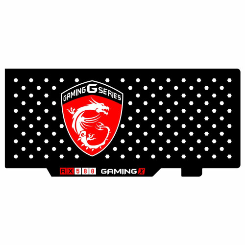 Msi Rx 580 Gaming X| Gpu Backplate (Layout 2) | ColdZero