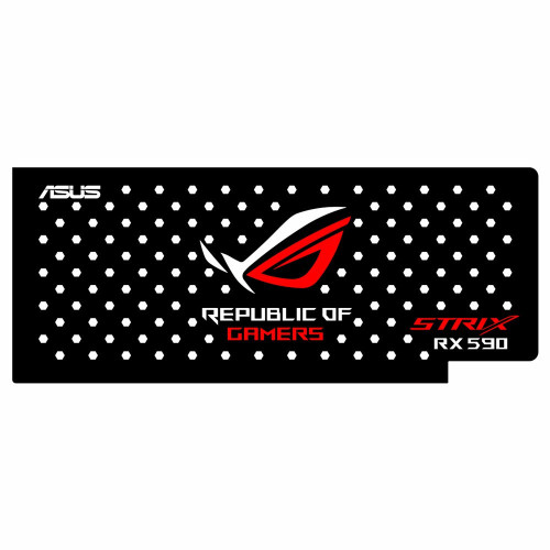 Asus Strix Rx 590 | Gpu Backplate (Layout 2) | ColdZero