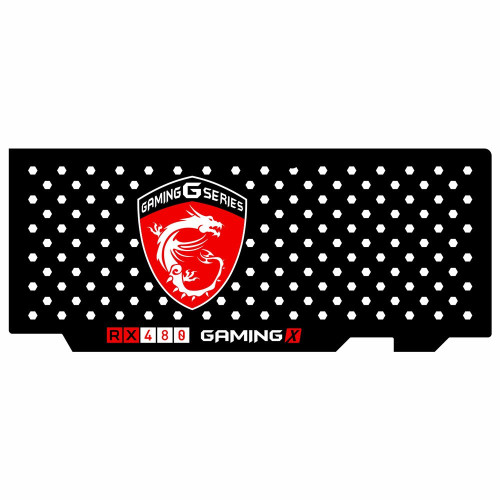 Msi Rx 480 Gaming X| Backplate (L2) | ColdZero