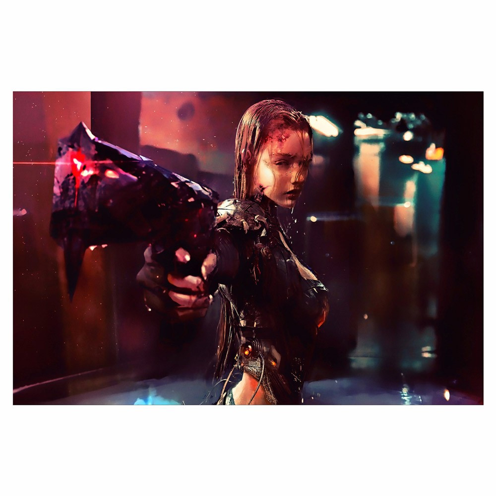 Wall Art | Cyberpunk Girl | ColdZero Wall Art | Cyberpunk Girl | ColdZero