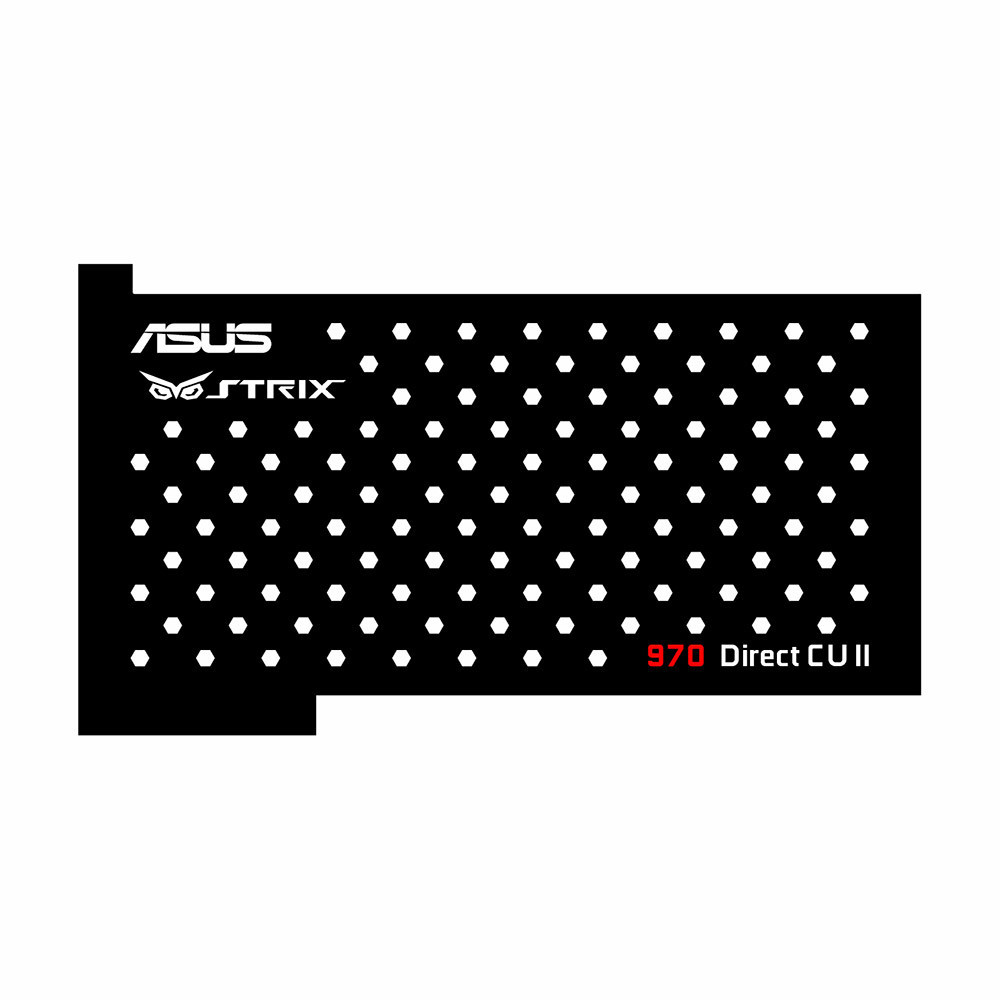 Asus 970 Strix | Backplate (L1) | ColdZero Asus 970 Strix | Backplate (L1) | ColdZero