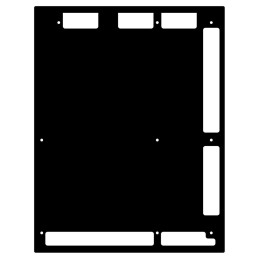 Template for Reverse Connector motherboard