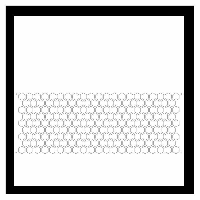 NZXT H710i | Side Panel Hexx (Clear) | ColdZero