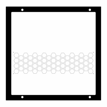 NZXT H200i | Side Panel Hexx (Clear) | ColdZero