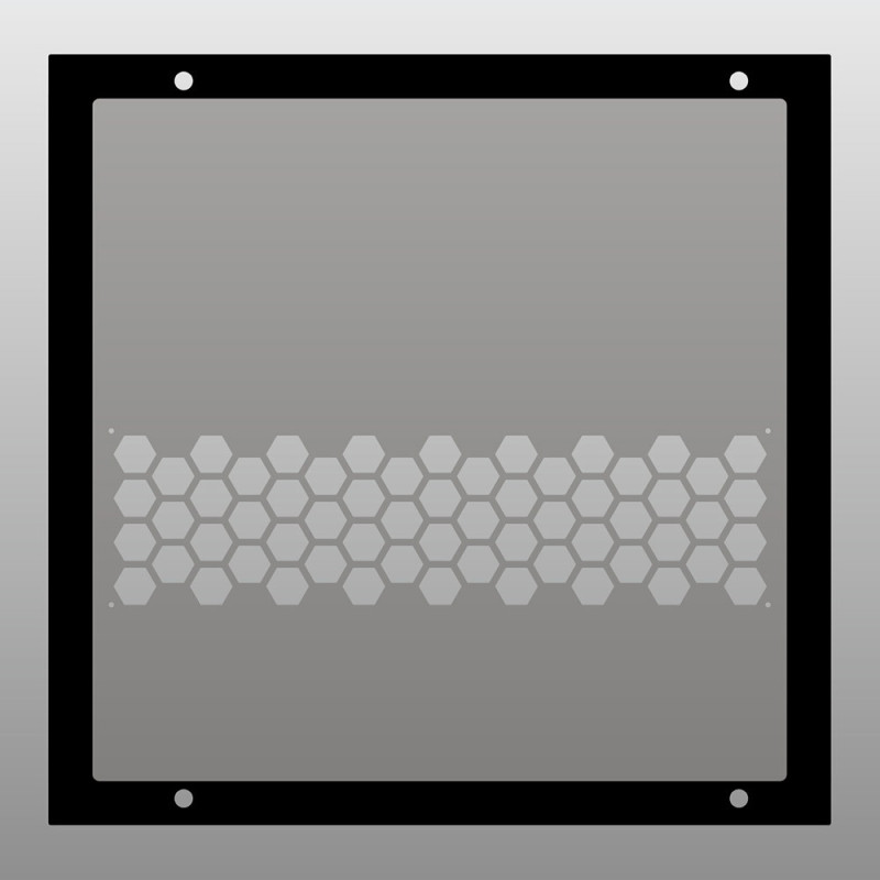 NZXT H200i | Side Panel Hexx | ColdZero