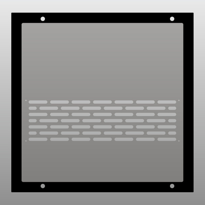 Side Panel Grill | NZXT H400i (Lines) | ColdZero