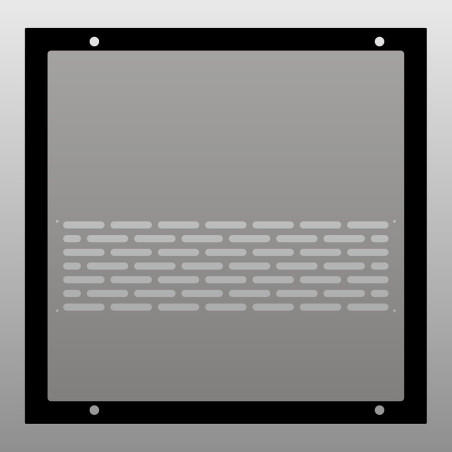 Side Panel Grill | NZXT H400i (Lines) | ColdZero