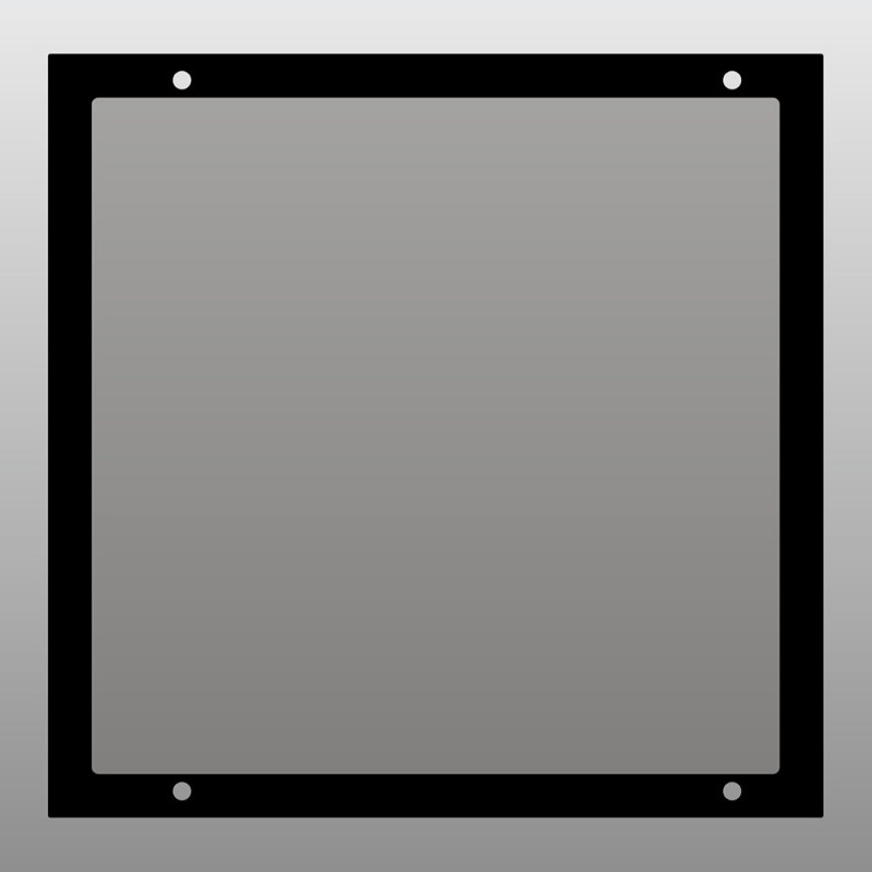 Side Panel Grill | NZXT H400i (Smoked) | ColdZero