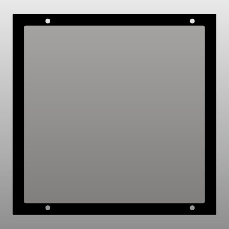 Side Panel Grill | NZXT H400i (Smoked) | ColdZero