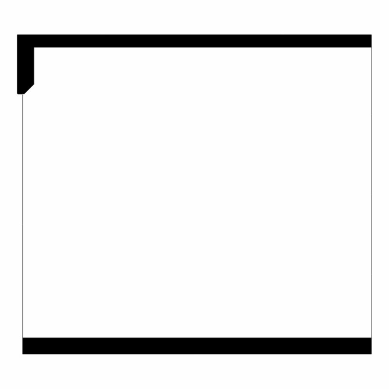 Hyte Y40 | Side Panel Blank | ColdZero