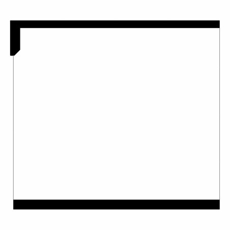 Hyte Y40 | Side Panel Blank | ColdZero